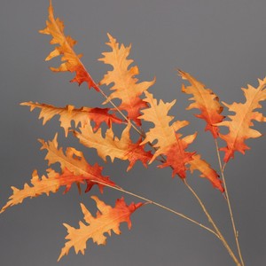 Feuilles artificielles dentelées, branche unique, fleurs en soie, haute simulation, décorations de mariage, arrangements floraux de plafond - Product Image 2