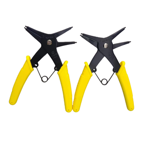 <span class=keywords><strong>Jiang</strong></span> <span class=keywords><strong>Li</strong></span> 2-in-1 Hoog Koolstofstaal Zachte Grip Snap Ring Circlip Tang Multifunctionele 4-weg DIY Kwaliteit Intern/Extern Handgereedschap - Product Image 1
