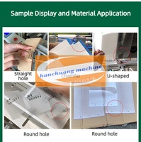 Machine de découpe et de poinçonnage pour rideaux à bande transparente en PVC, de rouleaux de rideaux de porte en feuilles
