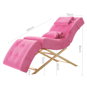 Best Selling Beauty Salon Furniture Black Leather Eyelash Bed Luxury Gold Metal Base Curved Massage Eyebrow Bed - Product Image 2