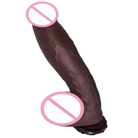 Venta caliente Juguetes sexuales Consoladores Pene artificial Vibradores elásticos flexibles Super Clitoris Dildo para mujeres