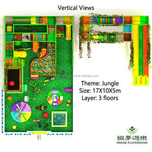 Dream Kids interior jungla gimnasio bosque gran giro onda toboganes trampolín eléctrico suave juguetes hierba estera Parque <span class=keywords><strong>de</strong></span> Atracciones parque infantil - Product Image 2