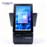 Terminal de point de vente 15,6 pouces tout-en-un avec écran tactile, système de caisse enregistreuse Windows avec imprimante thermique, Caja Registradora pour supermarché