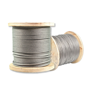 Cuerda de Alambre Galvanizado con Recubrimiento de Vinilo Negro 7x19 Hilos, Eslingas de Elevación para Grúas, Puentes, Andaderas y Barandillas - Product Image 4