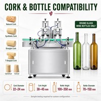Machine à boucher les bouteilles de vin à double tête personnalisée ZXSMART pour l'intégration automatique des lignes d'embouteillage et d'étiquetage