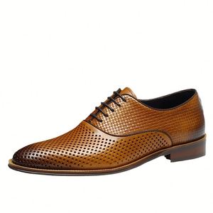 Zapatos de Hombre de Última Moda Otoñal, Estilo Retro Británico, Punta Puntiaguda, Punta Redonda, Casual de Negocios - Product Image 2