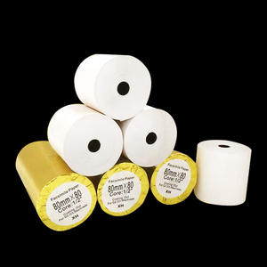 Étiquettes d'expédition auto-adhésives du fabricant en gros rouleau de <span class=keywords><strong>papier</strong></span> <span class=keywords><strong>thermique</strong></span> enduit pour la logistique alimentaire solide scellage de médicaments BOPP - Product Image 4