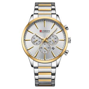<b>Men's</b> <b>Watch</b> Curren 8435 With Large Dial and Steel Strap Six Pins Timing Quartz Wristwatch Calendar 24-hour Indicator <b>Watch</b> - Product Image 3