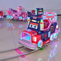 Vente en gros d'usine de mini trains et de pistes pour l'extérieur, trains électriques commerciaux populaires avec plusieurs sièges, parcs d'attractions pour enfants