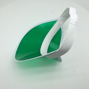 Bán buôn người đàn ông và phụ nữ unisex Tùy chỉnh màu xanh lá cây visors Retro Kẹo PVC Sun <span class=keywords><strong>Visor</strong></span> cap màu nhựa <span class=keywords><strong>Visor</strong></span> <span class=keywords><strong>hat</strong></span> - Product Image 2