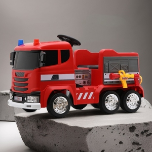 عرض خاص 2026: سيارة إطفاء كهربائية تعمل بالتحكم عن بعد للأطفال - Product Image 1