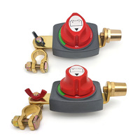 Interrupteur de déconnexion de batterie haute intensité en laiton avec borne de connexion pour accessoire d'extension de modification automobile