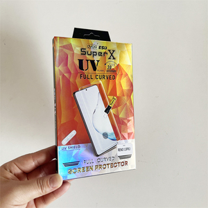 Protector de Pantalla de Vidrio Templado Transparente UV Curvo 3D con LED Líquido para Samsung S23U Note <span class=keywords><strong>20</strong></span> - Product Image 1