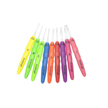Wholesale LED Crochet Hook Needle Plastic Handle Hook 2-8.0mm