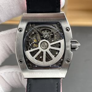 Top Titanium Ultra-Thin 001 Unisex Automatic Mechanical <b>Watch</b> Designer 3D Numerals Skeleton Dial Fashionable Sapphire Crystal - Product Image 4