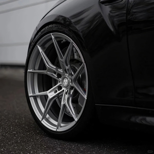 Jantes XL <span class=keywords><strong>17</strong></span> 18 19 pouces 5x112 5x120 5x114.3 5x108 pour Mercedes BMW Audi, jantes en alliage pour voitures particulières, noires, concaves, avec moyeux - Product Image 3