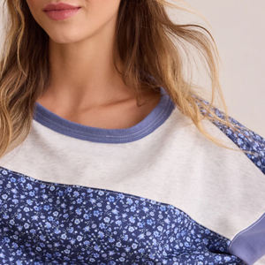 Sweat-shirt floral mélangé respirant anti-boulochage de haute qualité sur mesure - Product Image 2