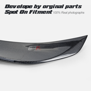 Aileron arrière en fibre de carbone pour Genesis G70 Facelift 2022, type EPA 2, simple pont, remplacement EPR, finition polie - Product Image 5
