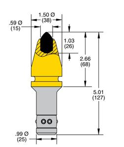 <span class=keywords><strong>Rock</strong></span> core boren emmer met <span class=keywords><strong>bullet</strong></span> bits u40hd wolfraam tanden - Product Image 2