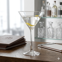 Verres à Martini en Acrylique Transparent Réutilisables Incassables en Plastique – Lot pour Bar, Restaurant, Hôtel, Mariage, Traiteur