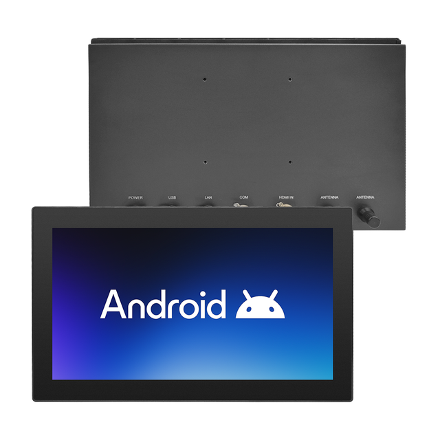 15.6 Inch HD Display Industrial Android 12 PoE Embedded Computer Panel Mount PC 4+64GB Quad-Core All-In-One Touchscreen Panel Pc