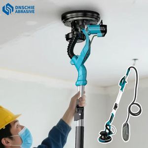 מלטשת קיר מתקפלת עם תאורת לד, ספיגת אבק עצמית, מלטשת חשמלית לקירות, כלי שיוף - מבצע חם - Product Image 4