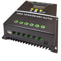 SUYEEGO 12v 24v 36v 48v Auto 60a 80a 100a Contrôleur de charge solaire pour le stockage de l'énergie solaire