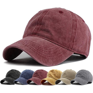 3-Pack Vintage Washed Oxford Cotton Baseball Cap Adjustable Low Profile Plain Dad Hat Twill Unisex Classic Cap for Men Women - Product Image 1