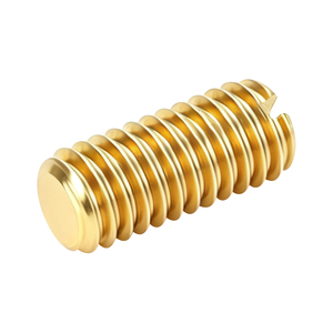 Juego de tornillos de fijación hexagonales de punta plana de latón de alta calidad M2-M10, tamaños completos en stock, fácil para platear, pasivar y roscar con precisión. - Product Image 3