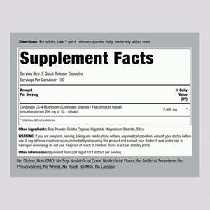 Hoogwaardig supplement kruidenextract 3000mg <span class=keywords><strong>Cordyceps</strong></span> Sinensis <span class=keywords><strong>extract</strong></span> capsule - Product Image 2