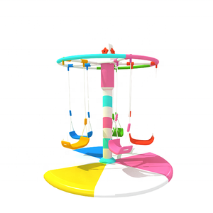 Juego de columpio de tocadiscos eléctrico <span class=keywords><strong>para</strong></span> interiores, equipo de patio de recreo suave del fabricante <span class=keywords><strong>para</strong></span> <span class=keywords><strong>parques</strong></span> de atracciones, hecho de espuma, plástico, <span class=keywords><strong>madera</strong></span>, PVC - Product Image 1