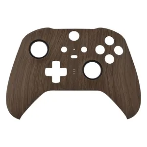 Xbox One精英系列2原装控制器无线极值操纵杆木纹前壳盖游戏手柄顶壳