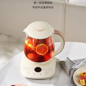 Bouilloire à thé automatique en verre AUX Health Pot 1,5-2L avec couvercle et isolation thermique pour infusion de thé et de fruits - Product Image 3