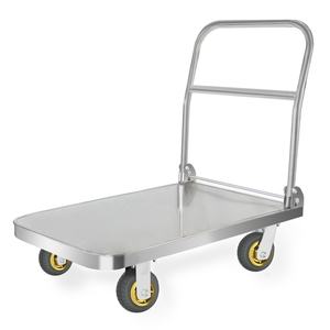 Uholan SUSP-300折りたたみ式ステンレス鋼プラットフォームハンドトラックトロリーカート容量300kg - Product Image 1