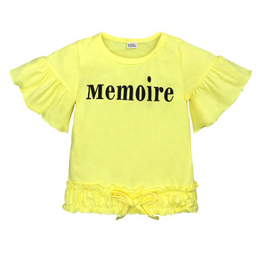 Vente en gros de vêtements pour enfants, nouveaux modèles, ensembles de vêtements, t-shirt moulant et jean en denim pour petites filles - Product Image 2