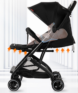 Roues de bébé pliables bon marché, grand siège tout Terrain, roues en PU compactes et légères - Product Image 6