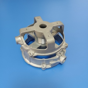 Soporte de Motor de Aleación A380 con Orificios de Montaje Perforados, Piezas de Fundición a Presión de Aluminio Redondas Personalizadas OEM para Equipos Eléctricos - Product Image 2