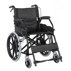 קל משקל מתקפל ידני כיסא גלגלים עבור נכים עם מפעל זול מחיר