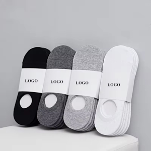 Chaussettes courtes décontractées pour hommes – Chaussettes de sport respirantes en coton doux pour usage quotidien, logo personnalisé, fabricant OEM pour usage quotidien - Product Image 1