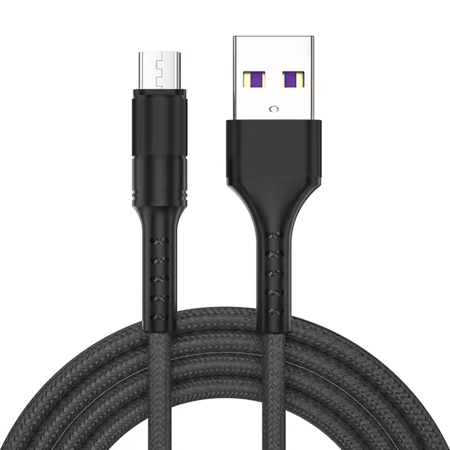 High Quality Nylon 1M 2M 3M Micro Cable Fast 4A Charging for Mobile Phone Smart Watch Printer Power Bank Braid