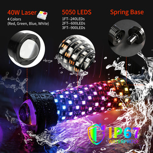 Lampes LED RGB avec contrôle par application pour Polaris RZR/<span class=keywords><strong>Maverick</strong></span>, 360 °   Lampes de drapeau spirales tout-terrain pour UTV ATV - Product Image 6