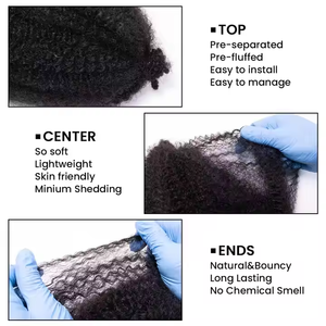 Cabello Humano Preestirado Candy Hair en Paquete para Peinados con Trenzas y Twists, Alta Calidad, Suave, Sin Procesar - Product Image 6