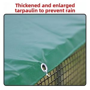 Casa y Corral Portátil para <span class=keywords><strong>Pollos</strong></span>/Cachorros con Estructura Metálica Hecha a Mano y con Ruedas - Product Image 4