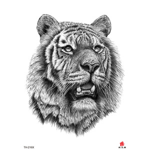 Tatuaggio Temporaneo in Carta con <span class=keywords><strong>Leone</strong></span>, Resistente all'Acqua, Design Personalizzato in Stile Indiano per Body Art - Product Image 4
