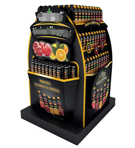 Soporte de exhibición de cartón para refrescos y bebidas, cartón corrugado con acabado de superficie personalizado - Product Image 2