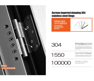 家用旋转防火室内现代金属入口钢制防盗门 - Product Image 5