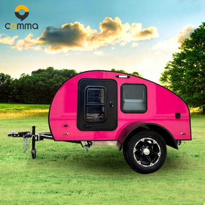 Kit Fai-da-Te per Roulotte a Goccia, Mini Casa Mobile Pronta per la Spedizione, Rimorchio da Campeggio Standard Senza <span class=keywords><strong>Tenda</strong></span> - Product Image 1