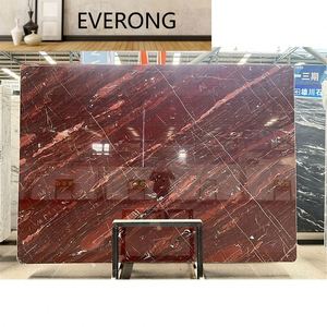 Dalles <span class=keywords><strong>de</strong></span> marbre rouge rose <span class=keywords><strong>de</strong></span> luxe personnalisables pour <span class=keywords><strong>la</strong></span> décoration des murs et comptoirs d'hôtels et <span class=keywords><strong>de</strong></span> villas en <span class=keywords><strong>France</strong></span> - Product Image 1