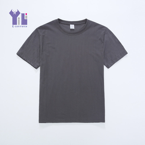 เสื้อยืดคอกลมโอเวอร์ไซส์สีดำพิมพ์ลายสไตล์วินเทจผ้าฝ้ายย้อมสีแบบแอซิดวอชสำหรับผู้ชายขายส่งแบบดรอปชิปเป็นมิตรกับสิ่งแวดล้อม - Product Image 5