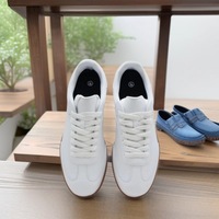 Chaussures pour hommes rétro polyvalentes en cuir microfibre déconstruites, taille plus, chaussures classiques POD monobloc personnalisables